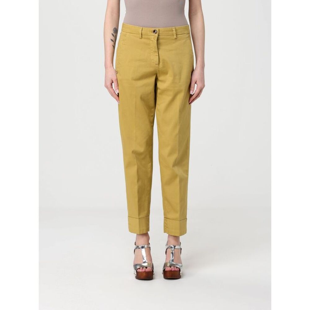 Mason's Women Stretch Cotton Cropped Fit Trousers Mason's
